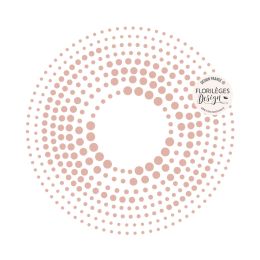 Pochoir DE POINTS EN POINTS par Florilèges Design. Scrapbooking et loisirs créatifs. Livraison rapide et cadeau dans chaque c...