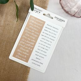 120 Stickers Florilèges Design PETITS MESSAGES par Florilèges Design. Scrapbooking et loisirs créatifs. Livraison rapide et c...